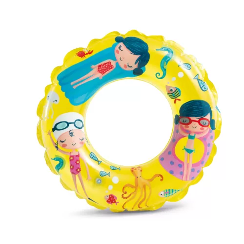 Colac gonflabil pentru copii 6-10 ani, 61 cm, multicolor 5 459242 1