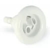 Jet hidromasaj 2 jeturi rotative - finisaj plastic alb
