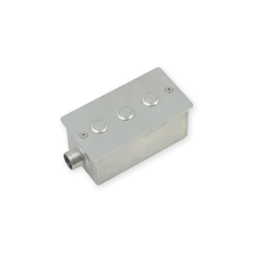 Nisa Piezo inox pentru 3 butoane