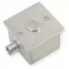 Nisa Piezo inox pentru un buton