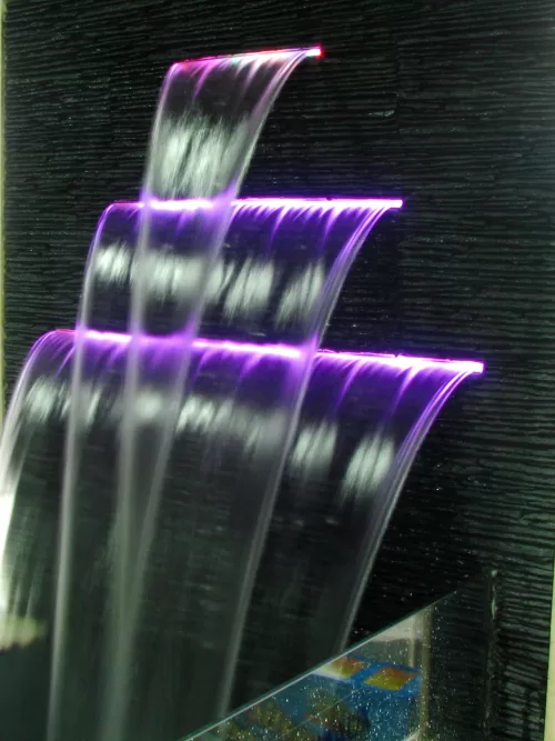 Cascada lama cu iluminare LED RGB latime 90cm 5 PB Series 1