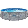 Piscina cadru metalic Swing, decor piatra D3.66 X 0.91m 2 Piscina cadru metalic Swing, decor piatra D3.66 X 0.91m