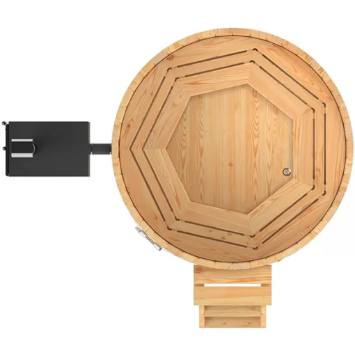 ciubar lemn cu soba exterioara inox1 jpg