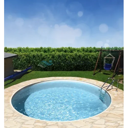 Piscina din otel, rotunda 500 x 120 line 0,8 mm volum 22 m3