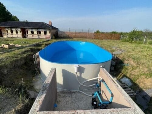 Piscina prefabricata de otel, ovala, D7,00X3,50X1,50M, 31M3 volum 14 montaj liner piscina metalica 533x400 1 1 1 1 1 1 1 1 1 1 1 1 1