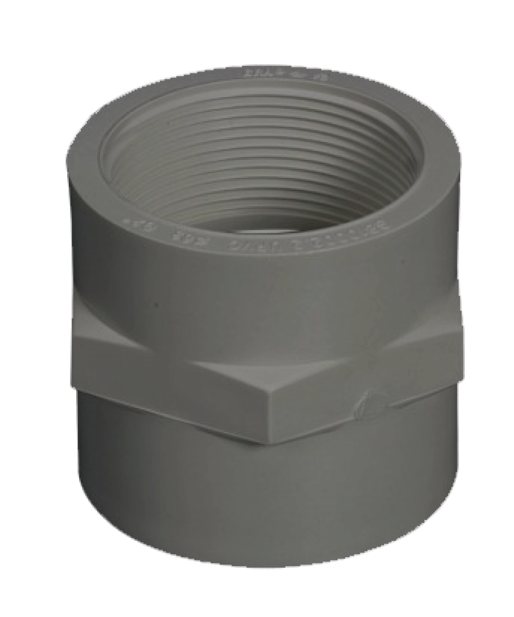 Mufă cu filet interior PVC Coraplax 50 / 1 1/2” 3 Mufă cu filet interior PVC Coraplax 50 / 1 1/2”