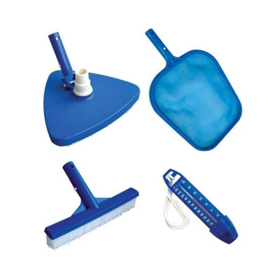 Kit curățare piscină – set accesorii întreținere, 5 piese